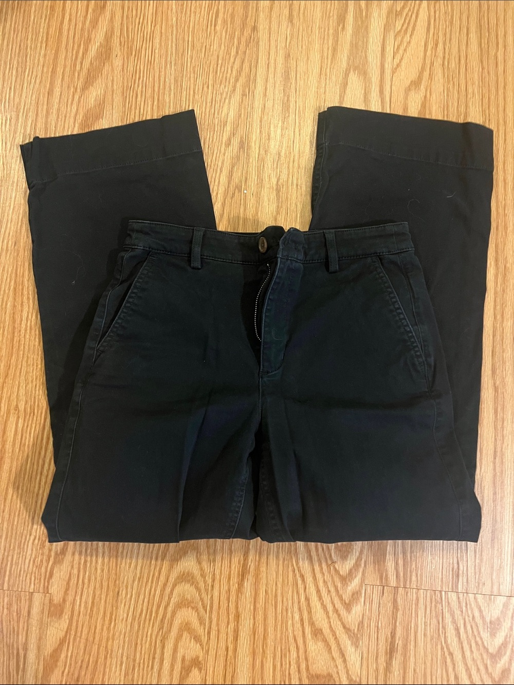 J. Crew Men's Black Chinos